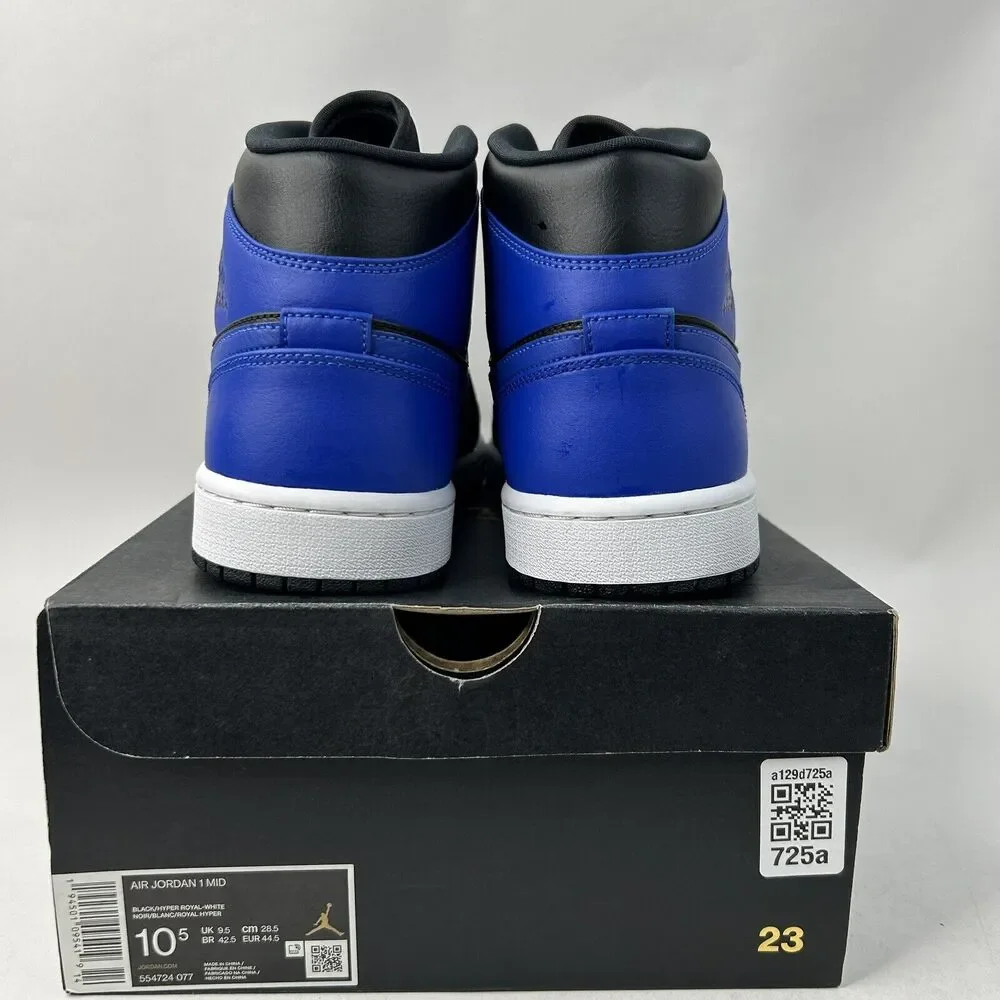 Nike Shoes Air Jordan 1 Mid Retro “Hyper Royal” 2024